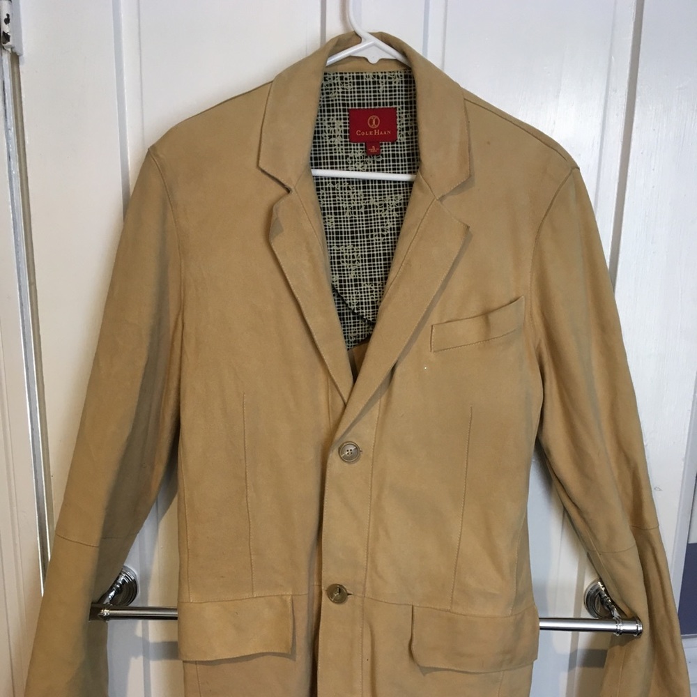 Cole Haan Suede leather jacket